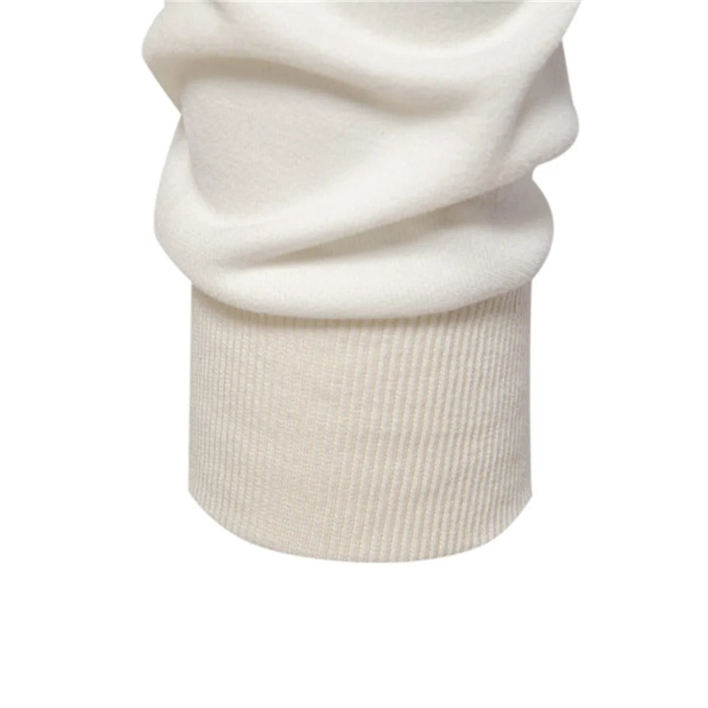 Suéter Casual de Gola Alta