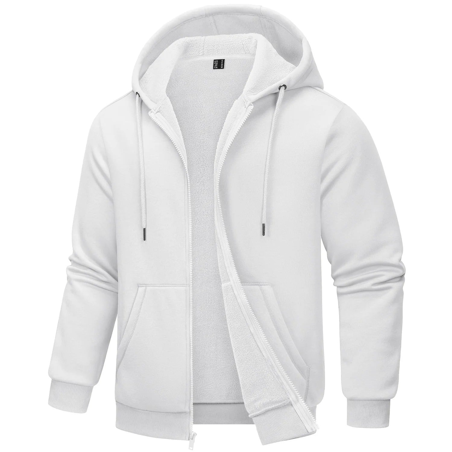 Moletom Masculino com Zíper e Forro Peluciado