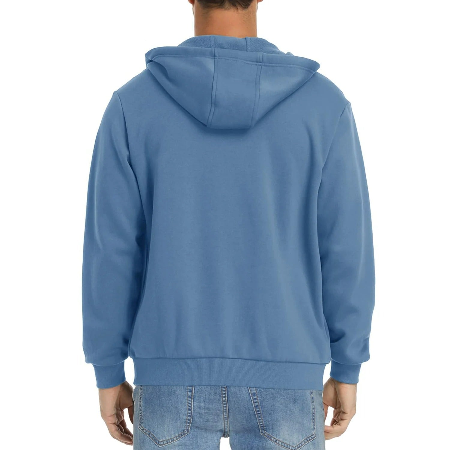 Moletom Masculino com Zíper e Forro Peluciado