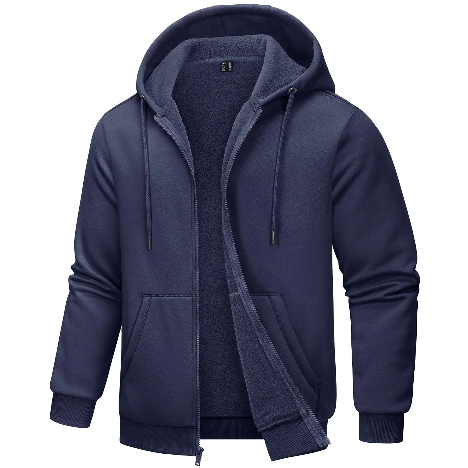 Moletom Masculino com Zíper e Forro Peluciado