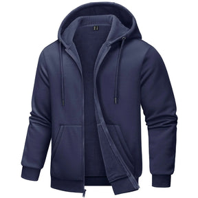 Moletom Masculino com Zíper e Forro Peluciado