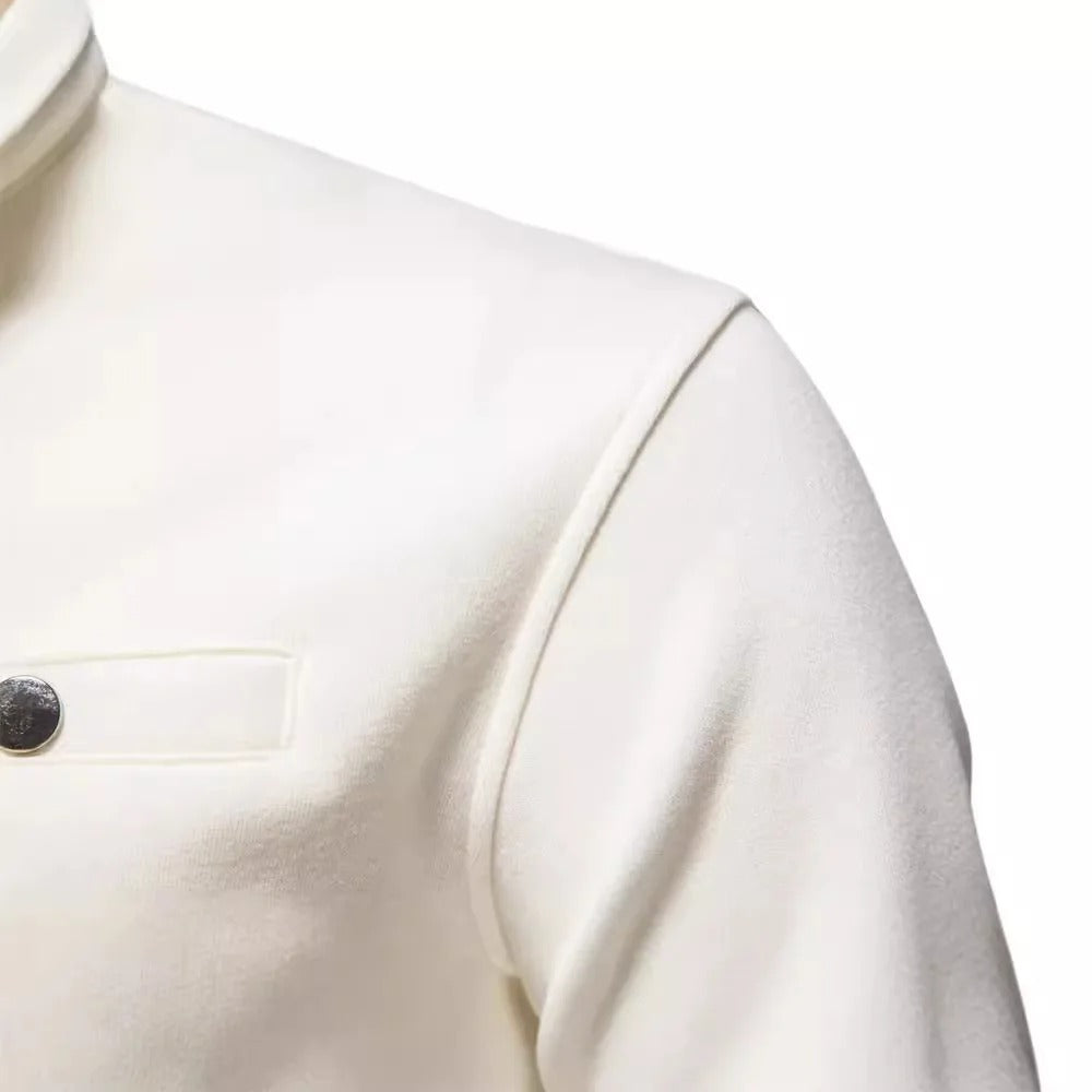 Suéter Casual de Gola Alta