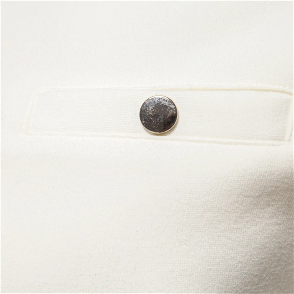 Suéter Casual de Gola Alta