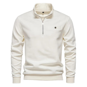 Suéter Casual de Gola Alta